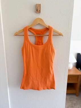 ALO Yoga Orange Racerback Tank